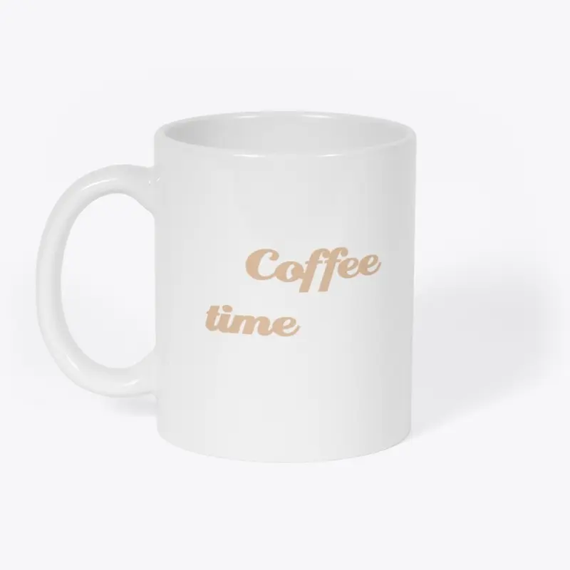 "Coffee time" mug