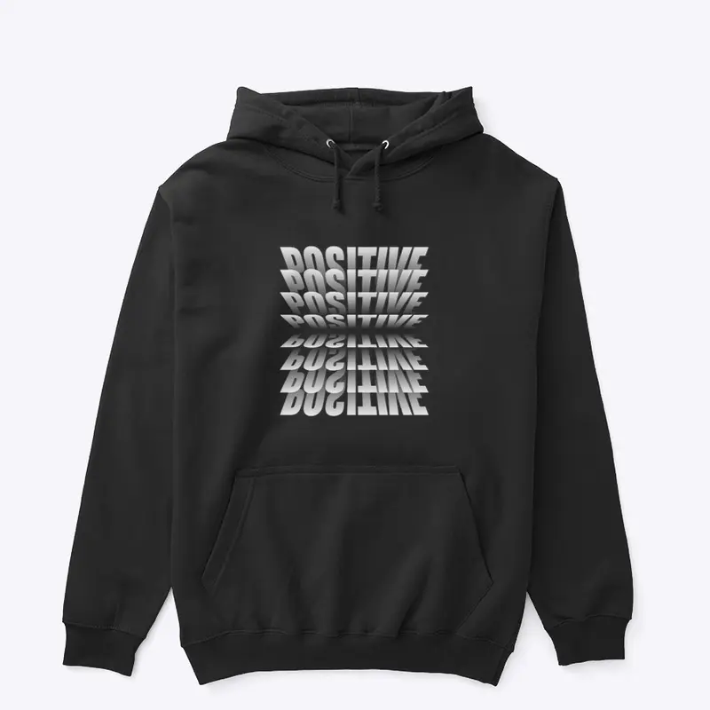 “Positive” Unisex Pullover Hoodie