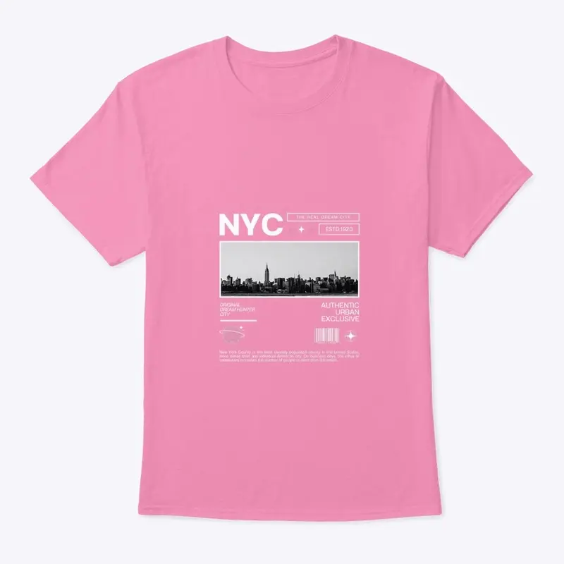 “NYC” Classic Crew Neck T-Shirt