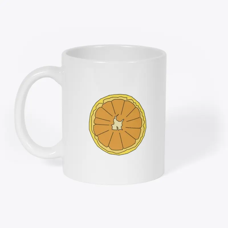 "orange slice" Mug 