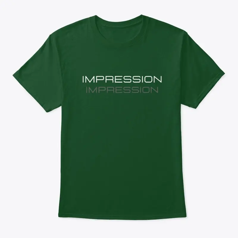 "impression"Classic Crew Neck T-Shirt