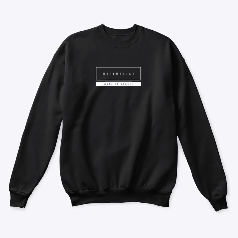 “Minimalist” Unisex Crewneck Sweatshirt